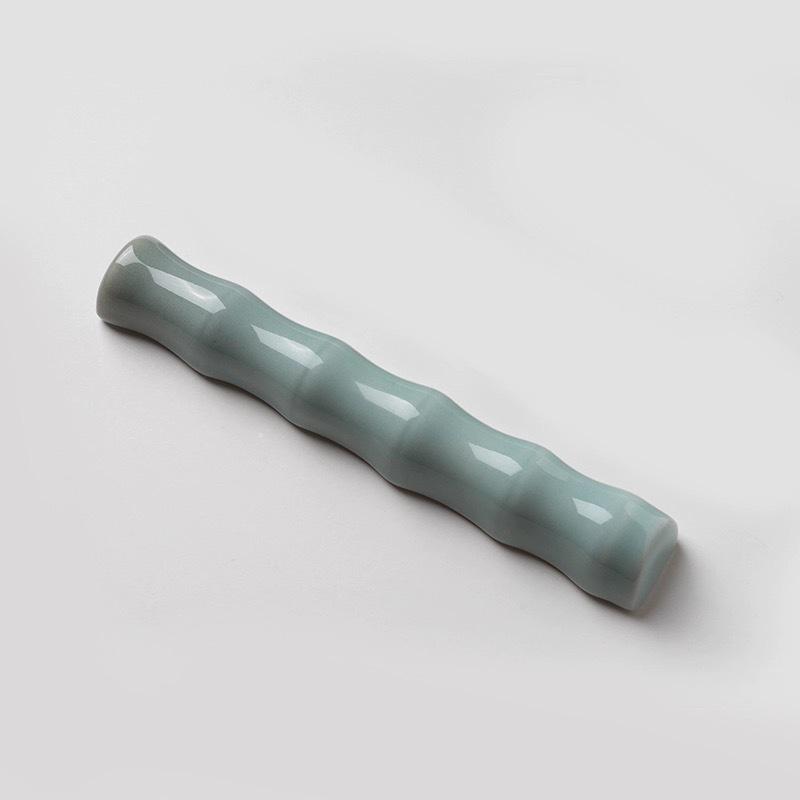 

Divine Stroke Bamboo Ceramic Brush Rest & Paperweight for Chinese Painting and Calligraphy