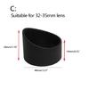 Juego de 2 piezas Cubierta de goma para ocular de 40 mm Protectores oculares Escudos oculares para protección