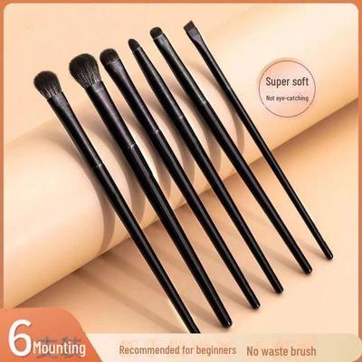 Cangzhou 6-teiliges Lidschattenpinsel-Set: Weiches Haar für Augen-Make-up, Verwischen, Eyeliner und Detailarbeiten.