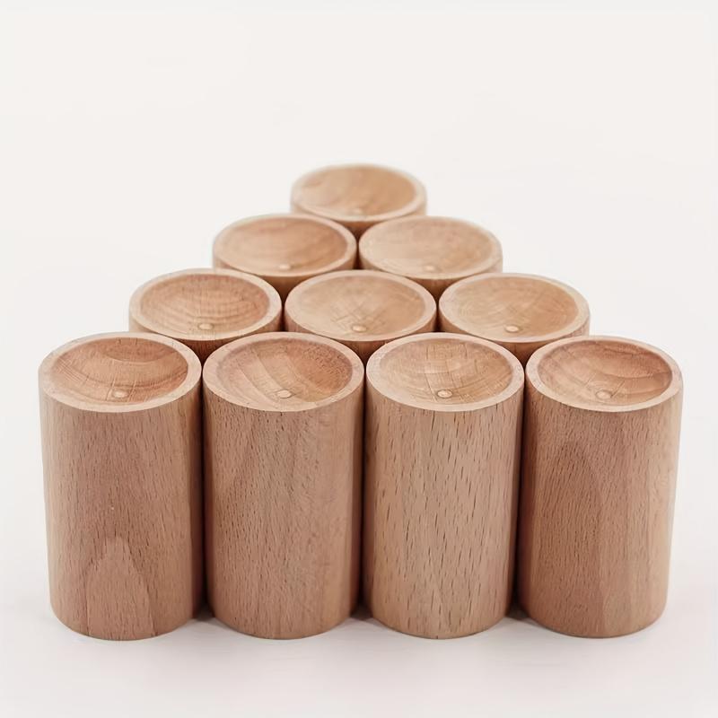 Wooden Aroma Diffuser Suitable For Homes, Offices, And Cars - Portable Solid Wood Decoration, Minimalist Design, Home Decor