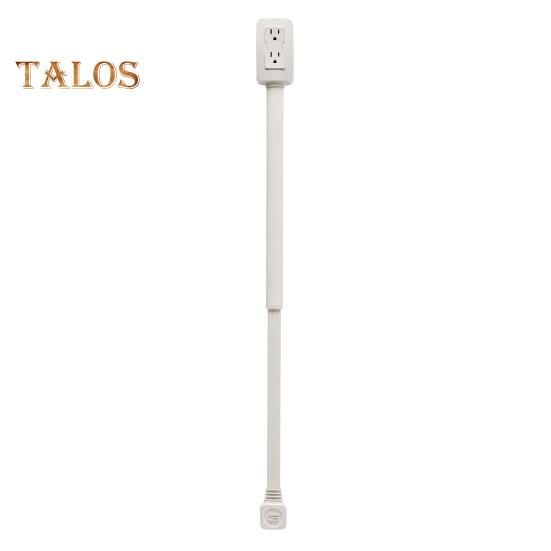 Electrical Outlet Extender with USB-A USB-C 2 AC Outlets 180 Degrees Rotating Sofa Couch Nightstand Desk Wall Socket Extension Bar