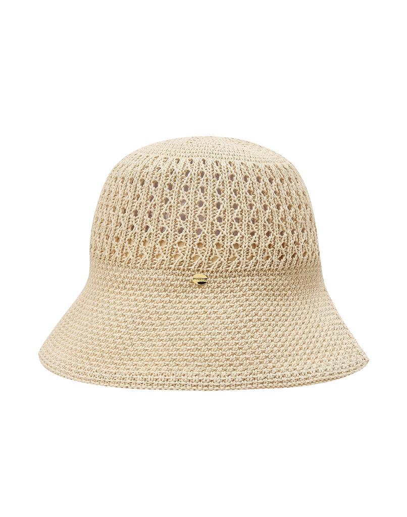 Hejiseuyeoseongaegseseoli Ivory Woven Linen Blend Bucket Hat