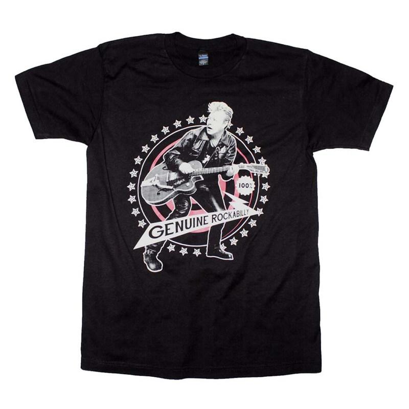 Hot Sale 1979 Stray Cats Rock Cat Head Logo Short American Retro Mens ShortSleeved TShirt