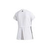 Adidas 3S Cap Sleeve Tee Training Sports Split Hem Short Sleeve T-Shirt Women Tops White FL2047