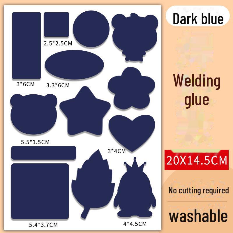 Autocolante cu patch-uri colorate cu desene animate: Reparații autoadezive, fără cusături, fără cusături pentru jachete și haine