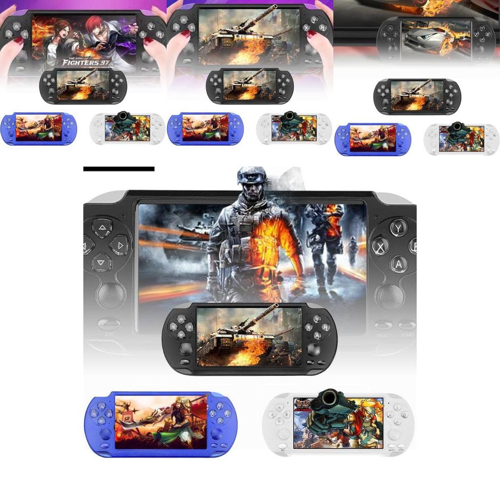 Nostalgic 5.1 Inch Dual Joystick X9-s Handheld Game Console With 128 Bit Rpg Games