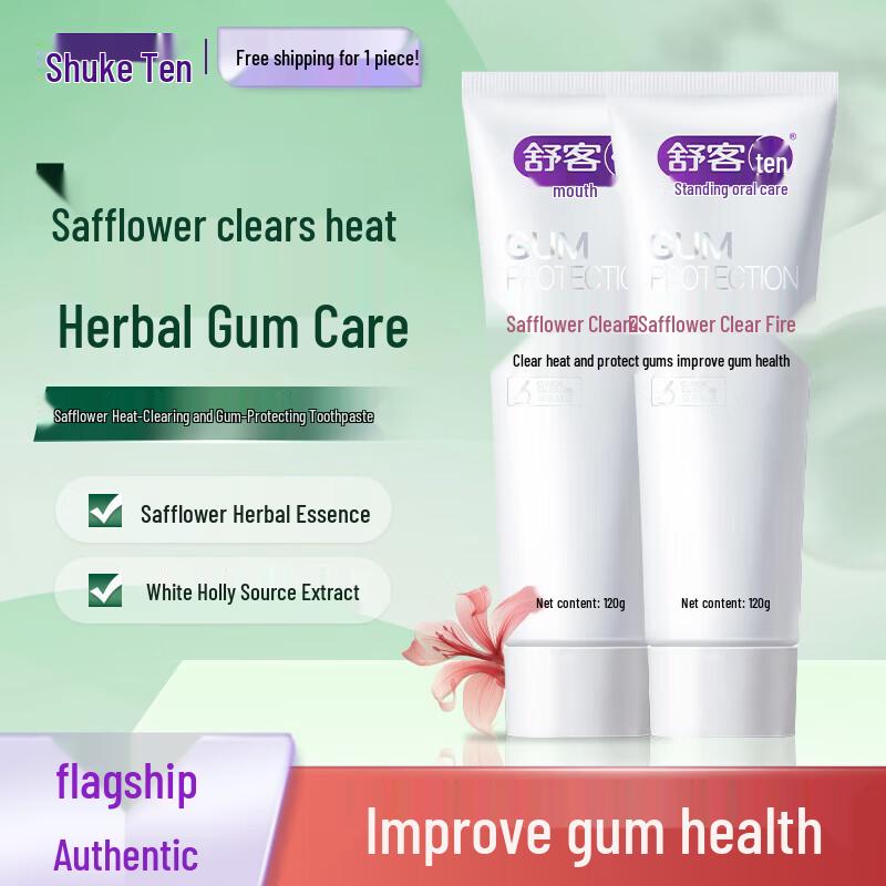 Shuke Safflower Herbal Gum Care Toothpaste