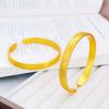Brushed Xiangyun Open Bracelet Ancient Method Solid Ethnic Style High-end Bracelet Jewelry