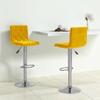VidaXL Set of 2 Bar Stools, Pub Chair, Bistro Seat, Furniture for Dining Room Kitchen Living Room Home Interior, 333694