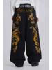 ZYLLO American Retro Dragon Print Straight Jeans Millennium Subculture Fashion Harajuku Hip Hop Y2k Pants Baggy Jeans