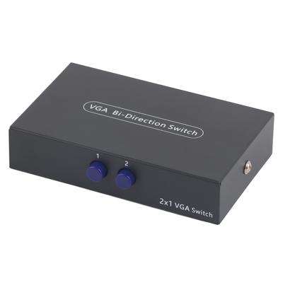 2 in 1 out VGA Switcher Splitter Sincronizzazione dati VGA Monitor Switch VGA Splitter