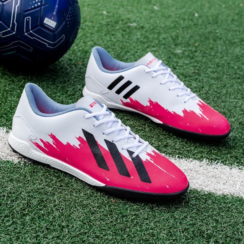 Ghete de fotbal Jinjiang pentru bărbați și femei, TF, unghii sparte, adulți, AG, unghii lungi, tineret, iarbă, pantofi de antrenament pentru studenți și băieți