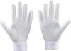 ZETT Baseball Batting High School Student White Size M Gloves, Compatible, Ambidextrous, (1100), (BG16811HSW)