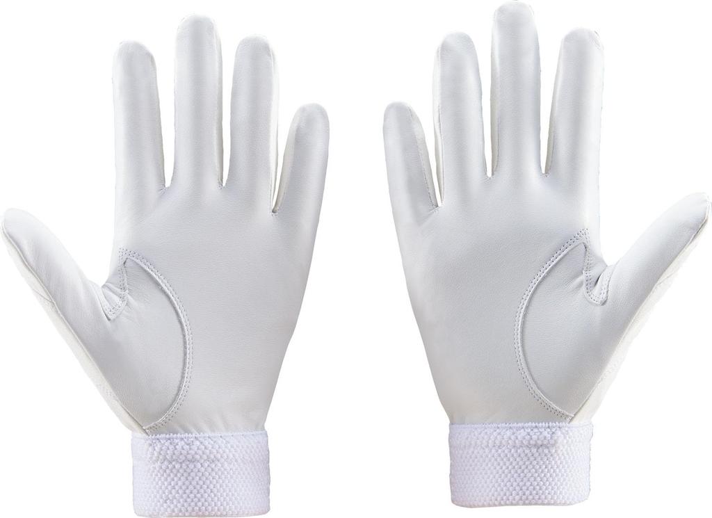 ZETT Baseball Batting High School Student White Size M Gloves, Compatible, Ambidextrous, (1100), (BG16811HSW)
