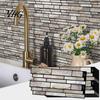 Bathroom Wall Sticker Peel And Stick Backsplash, 3D Brick Panels, Self Adhesive Interior Decoration Materials Tile, Faux Stone Wallpaper, On