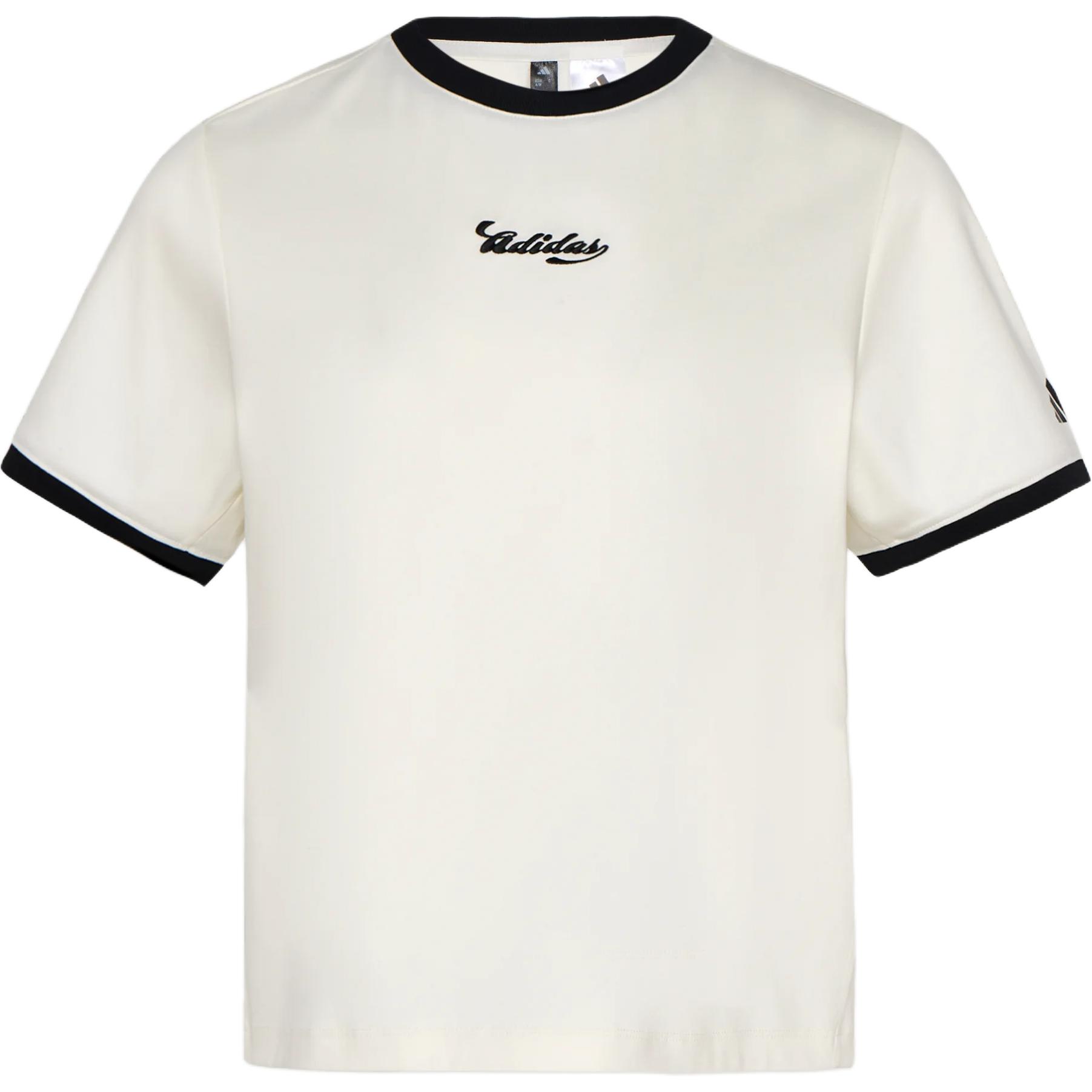 Adidas Ringer Regular Fit Cotton Casual Sports Short Sleeve T-Shirt Women tops KZ2331 XS
