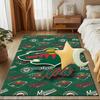 Winnipeg Hockey Team Floor Mat for Living Room, Game Rooms, Office, Bedroom, Office Floor Mat Playful Design, Christmas Fan Gifts