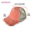 Unisex Summer Baseball Caps with Back Net Outdoor Solid Color Retro Baseball Cap For Women Vintage Sport Visor Hats For Teenager