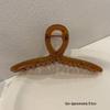 Traceless Spray Paint Frosted PS Hair Claw Clip - Shark Clip Bun Accessory
