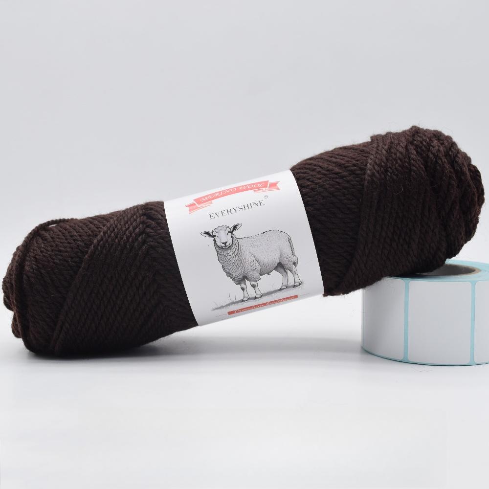 3 balenia hrubej priadze z merino vlny (100g/3.53oz Na klbko) – 110m/120yd Viacfarebná mäkká pletacia a háčkovacia priadza na DIY remeslá Teplé ručne vyrobené potreby