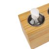 Massageöl-Heizer 4 Flaschen Konstante Temperatur Schnelles Aufheizen Abnehmbarer Lotion-Wärmer 110–240V EU-Stecker