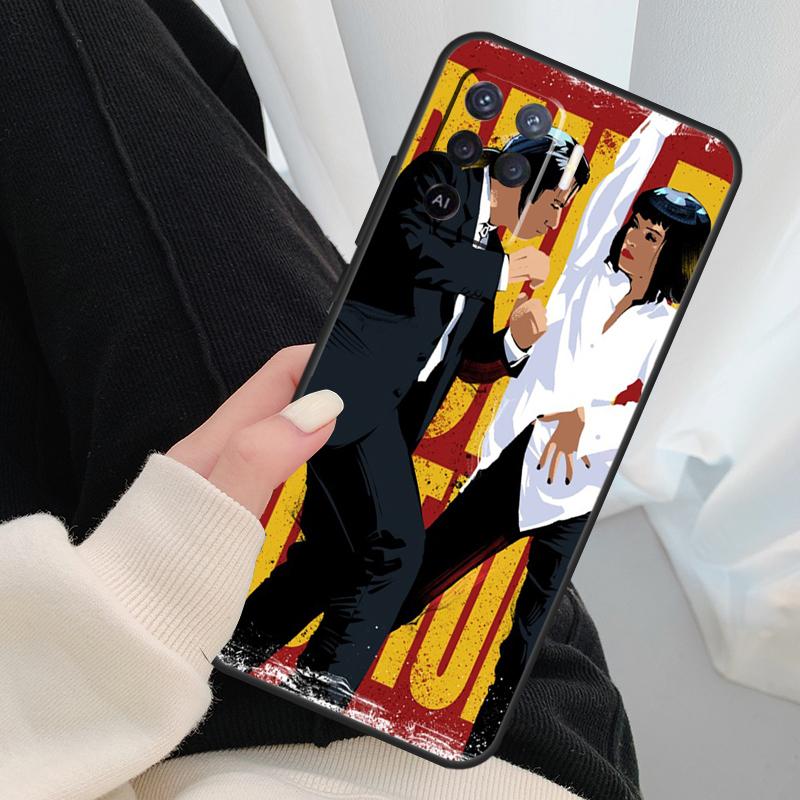 Pulp Fiction Tanz Case Für Oppo A17 A57 A77 A40 A78 A54 A74 A94 A76 A16 A96 A18 A60 A80 A38 A58 A98 A15 A5 Pro