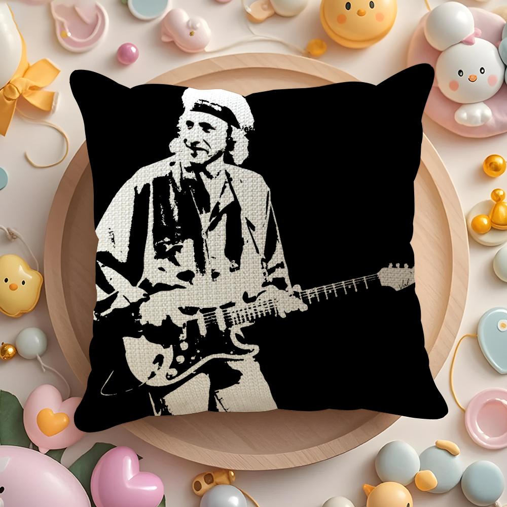 

DDire Straits Rock Singer Pillow Case Pattern Printed Pillowcase For Living Room Sofa Cushion Cover Bedroom Decor 30X30cm