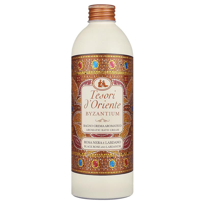 Tesori d Oriente Byzantine Black Rose Scented Bath Cream