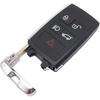 Replacement Key Fob Cover Case Fit for 2018- Land Rover Discovery Range Rover Sport Evoque 5 Keyless Entry Remote Key Fob Shell