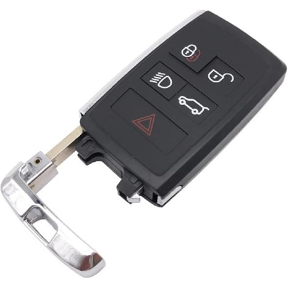Replacement Key Fob Cover Case Fit for 2018- Land Rover Discovery Range Rover Sport Evoque 5 Keyless Entry Remote Key Fob Shell