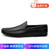 Men's Shoes 2025 Summer New Men's Retro British Style Casual Leather Shoes Convenient One-pedal Driving Doudou Tide Shoes
