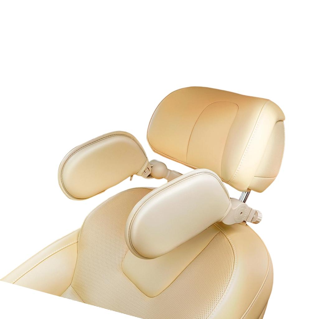 Oreiller de Nuque de Voiture en Mousse à Mémoire Respirant Amovible Haute Élasticité Angle Réglable Pour le Confort de Sommeil du Passager Enfant