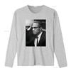 MALCOLM X T shirt For father day new color vintage Washed fashion Comfortable Versatile Casual streetwear designer clothes