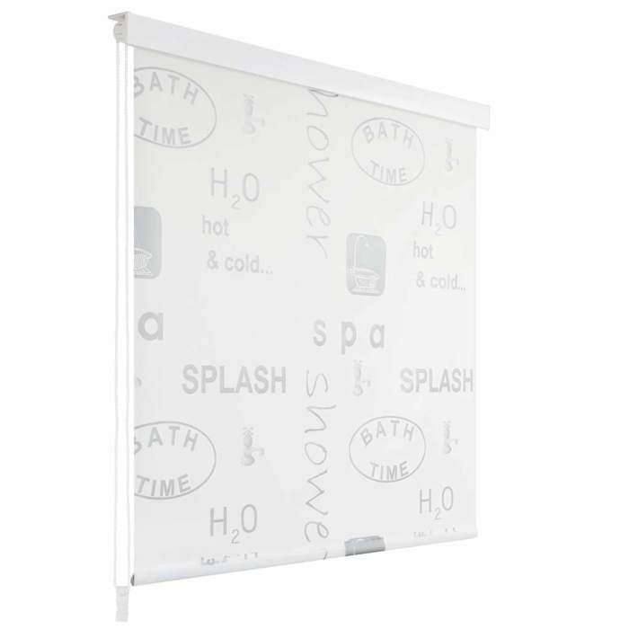 VidaXL Store Roulant De Douche 80x240 Cm Éclaboussures Rideau De Douche Maison 142871