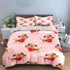 Cartoon Dog Valentine'S Set Multiple Sizes Kid'S And Adults' Bedroom Exquisite 3Pc Bedding Set, Gift