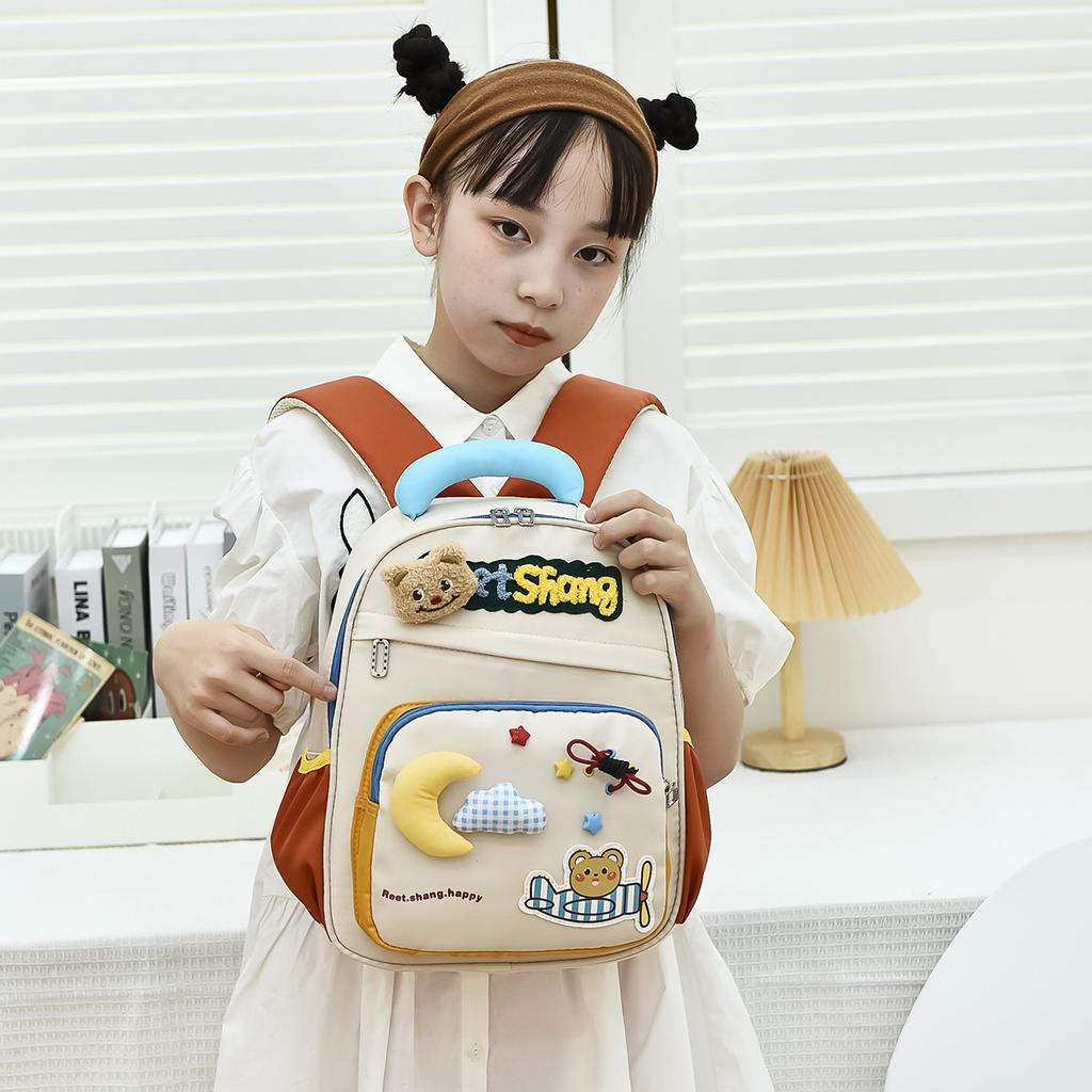 Soft Cute Girl Heart Children'S Backpack Kindergarten Small And Medium Class Baby Schoolbag Light And Comfortable Children'S Backpack