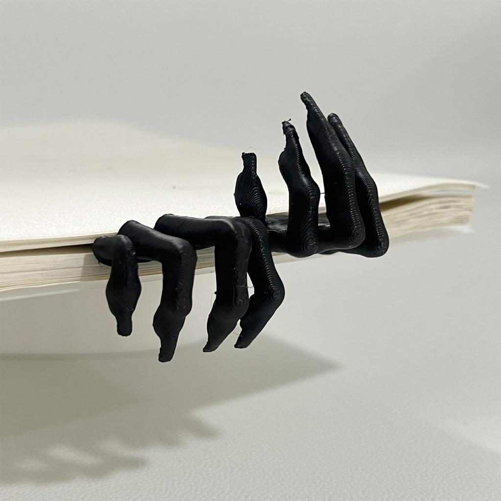 Horror Skeleton Hands Bookmarker Unusual Gift For Readers Who Love Dark Decoration Bookshelf Ornament