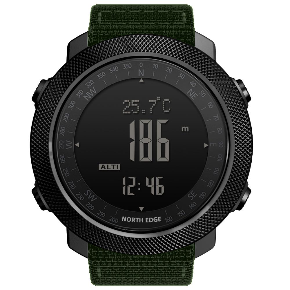 North Edge Smart Watch Men Speedometer Sport Watch Hiking Altimeter Barometer Compass Fitness Tracker Digital Wearable Watch