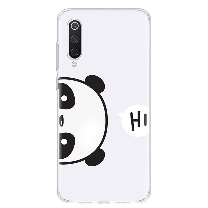 Panda Anime Cute Cover Phone Case For Xiaomi Redmi Note 14 13 12 12S 11 Pro Plus 11S 10 10S 11T 11E Soft Transparent Shell Cover