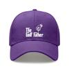 [Golf Dad Hat] The Golf Father Print Polyester Adjustable Breathable Casual Outdoor Sports Baseball Cap For Golf Lovers Men Women