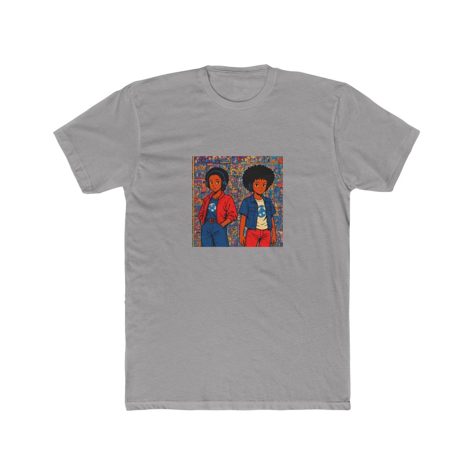Lofi Music 90s Afro Retro Anime Black Girls T-Shirt M