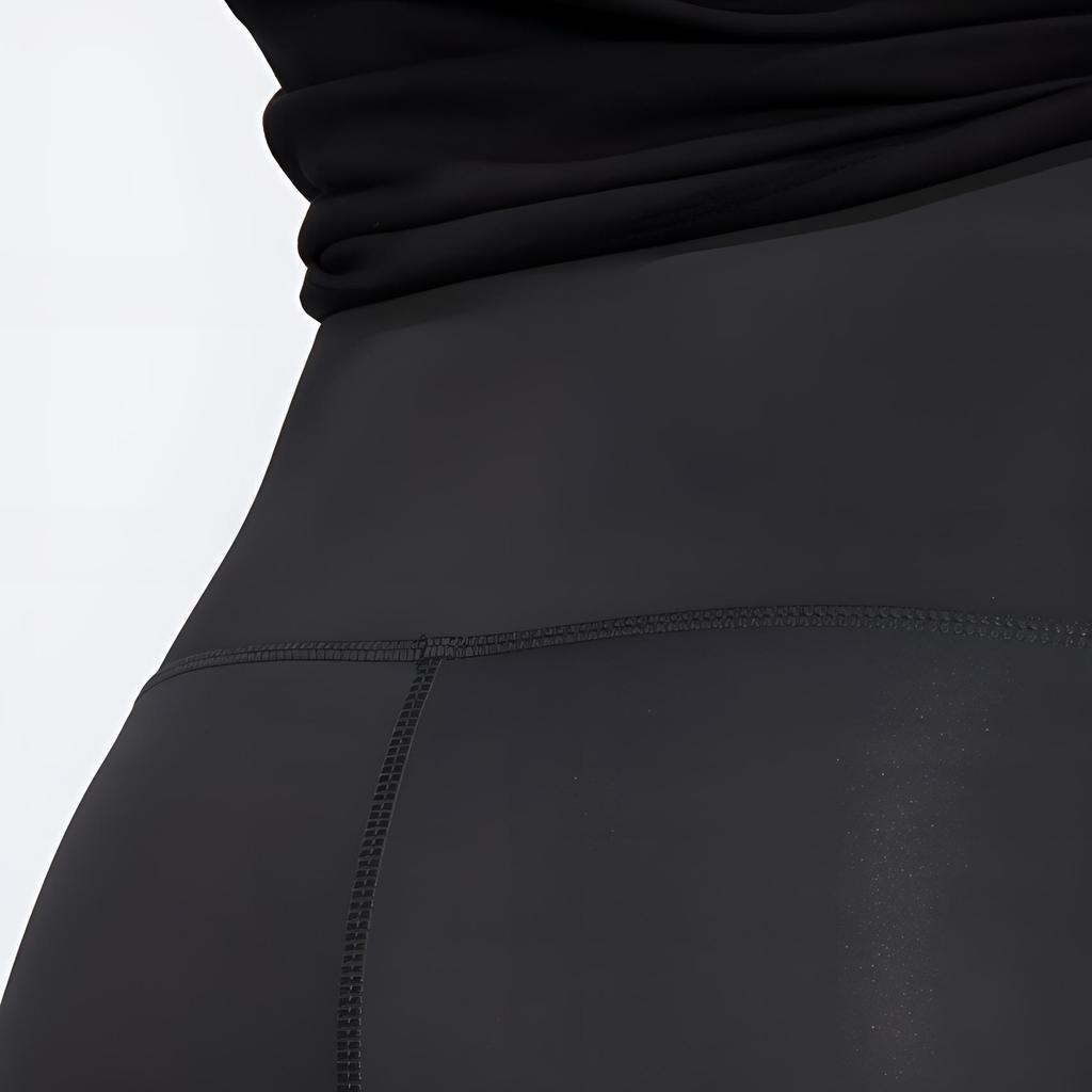 Adidas New 78 Tig High Waist Elastic Tight Fitness Pants Women Bottoms Black HM2893