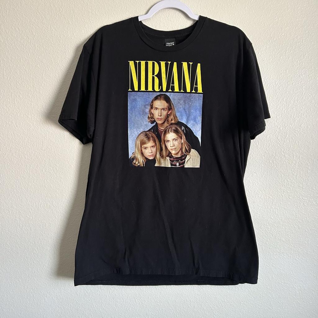 Nirvana\ Hanson Heavy Metal Rock Unisex Cotton Funny T-shirt Xl
