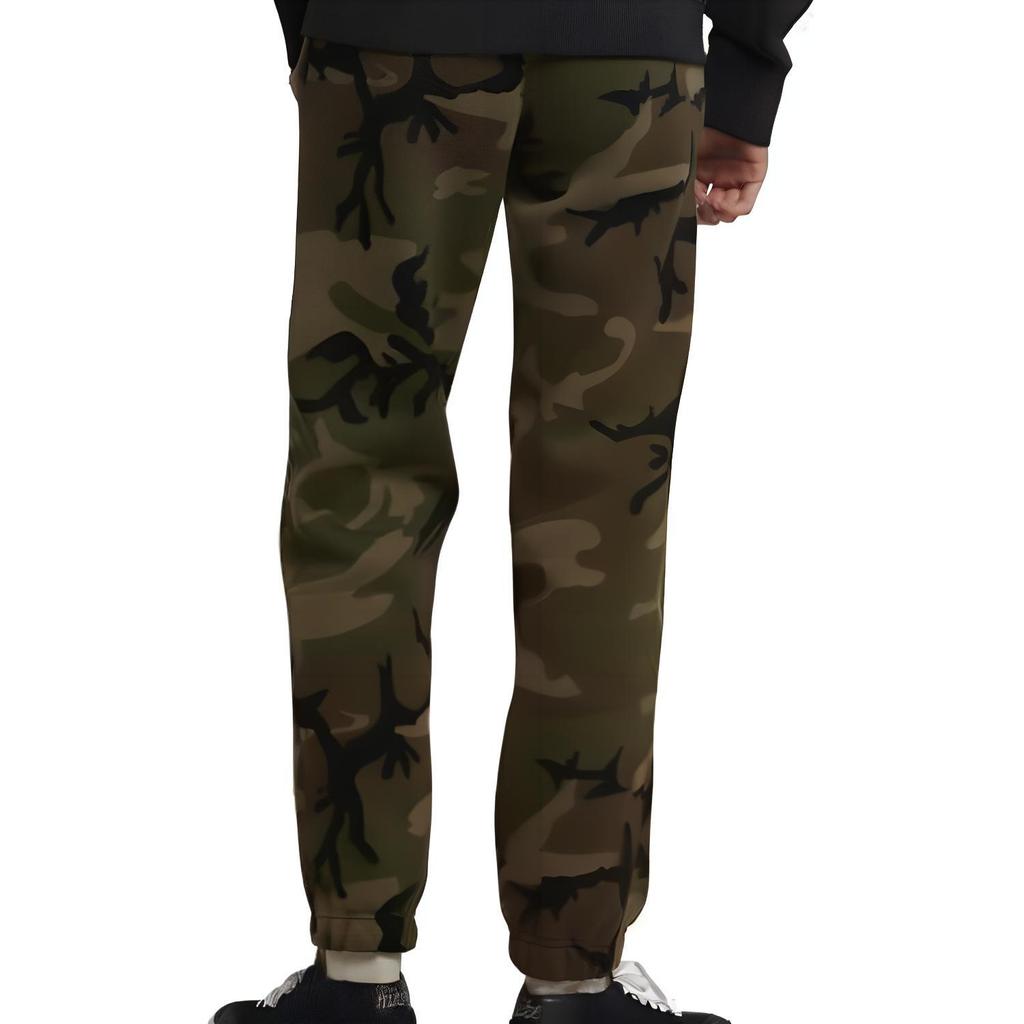 Nike SB Logo Camouflage-Print Fleece Bequeme Lässige Strick-Sporthose Herren Unterteile Grün AT9884-222