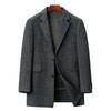 High-end Wool Suit for Young and Middle-aged People, Down-lined Woolen Coat, Men's Double-sided Cashmere Coat, Winter Dad Coat