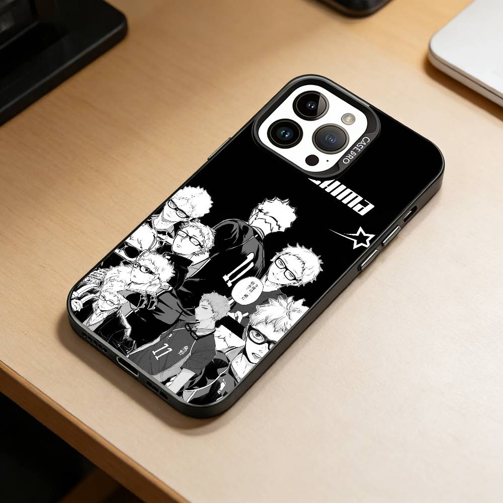 

T-Tsukishima K-Kei Phone Case For iPhone 17,16,15,14,13,12,11 Plus,Pro Max,XS,Colorful Silver Black Cover iPhone12