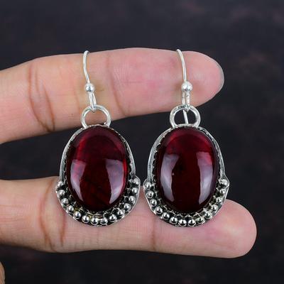 Roter Feuer Labradorit Ohrring Natürlicher Edelstein Ohrringe 925 Sterling Silber Ohrring Brandneuer Ohrring Handgefertigt Zierlicher Schmuck Geschenke für Sie
