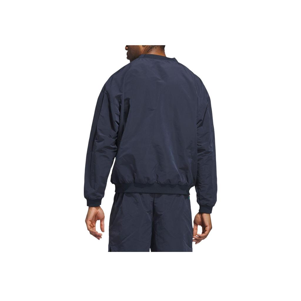 Adidas The 2024 Collection Chapter 03 Basketball Vintage Street Style V-Neck Pullover Long Sleeve Sweatshirt Unisex sweatshirt Night-Sky-Blue IW5628