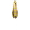 Garden Umbrella with Base 270 X 270 Cm Polyester Rectangular