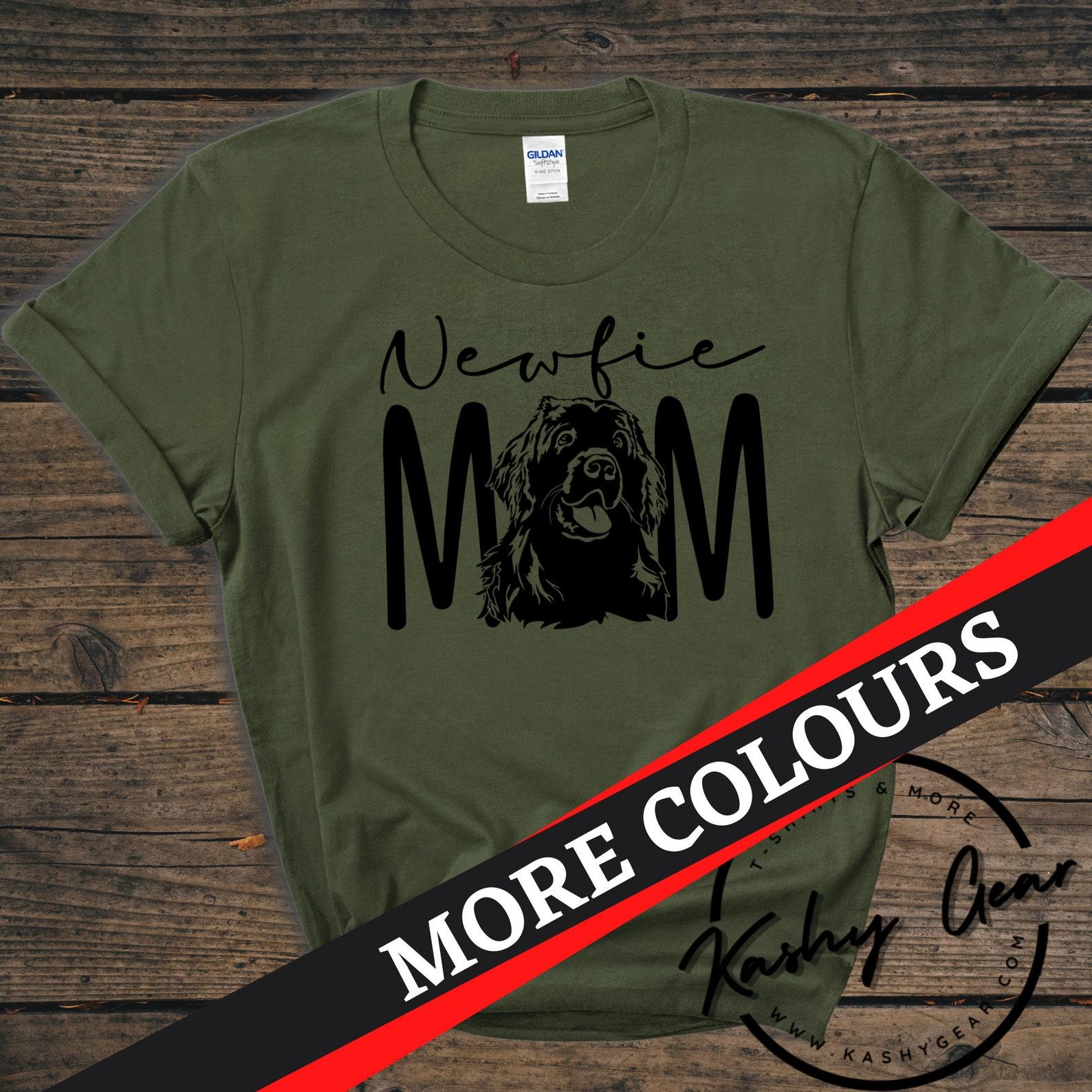 Newfie Mom Shirt | Newfoudland Dog TShirt | Dog Mama | Canine Parent Tee | Christmas Gift For Dog Lovers T Shirt S